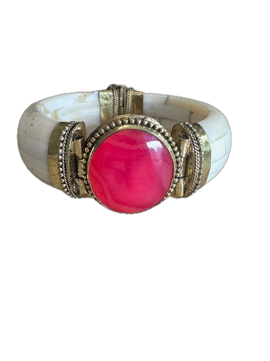 Signature Grayson Bangle Bracelet - Cerise