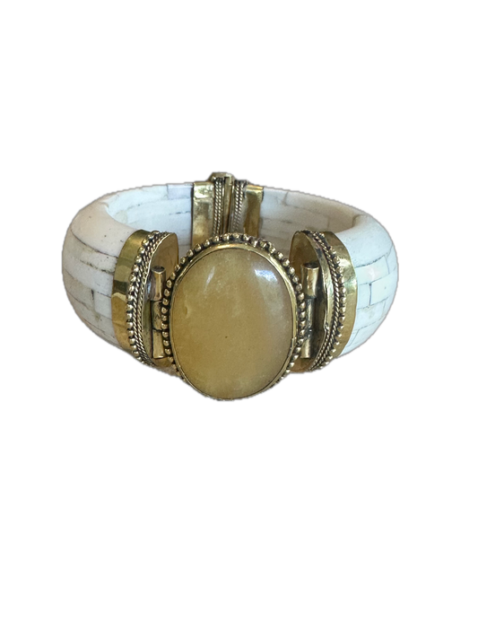 Signature Grayson Bangle Bracelet -  Honey