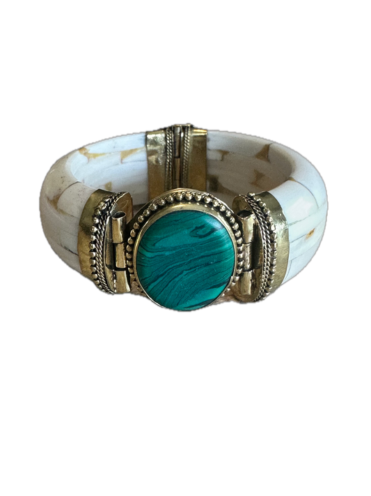 Signature Grayson Bangle Bracelet -  Seafoam
