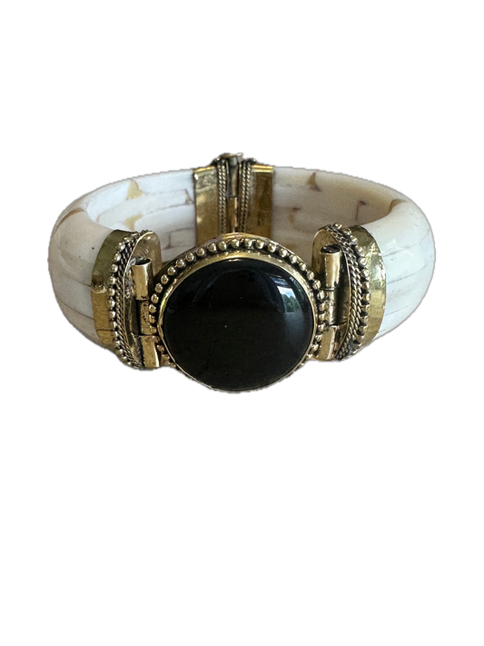 Signature Grayson Bangle Bracelet -  Noir
