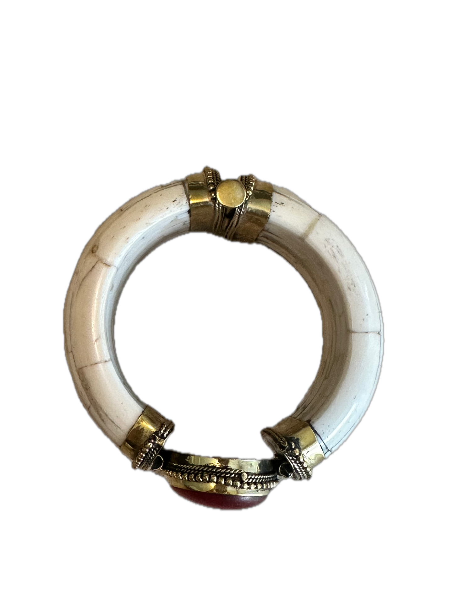 Signature Grayson Bangle Bracelet -  Garnet