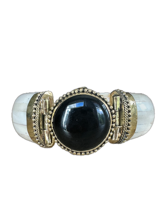 Signature Grayson Bangle Bracelet -  Noir
