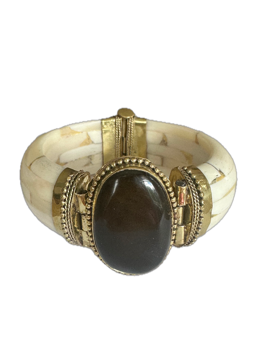 Signature Grayson Bangle Bracelet -  Noir