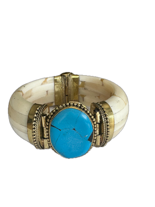 Signature Grayson Bangle Bracelet -  Turquoise
