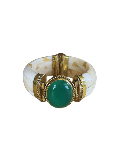Signature Grayson Bangle Bracelet -  Jade